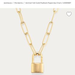 Beautiful 14K Vermeil Clip Chain