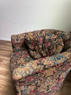 Chintz arm chair