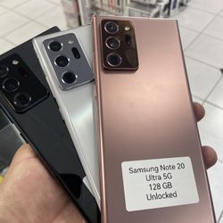 Samsung Note 20 Ultra 5G 128GB Unlocked Cash Or $50 Down