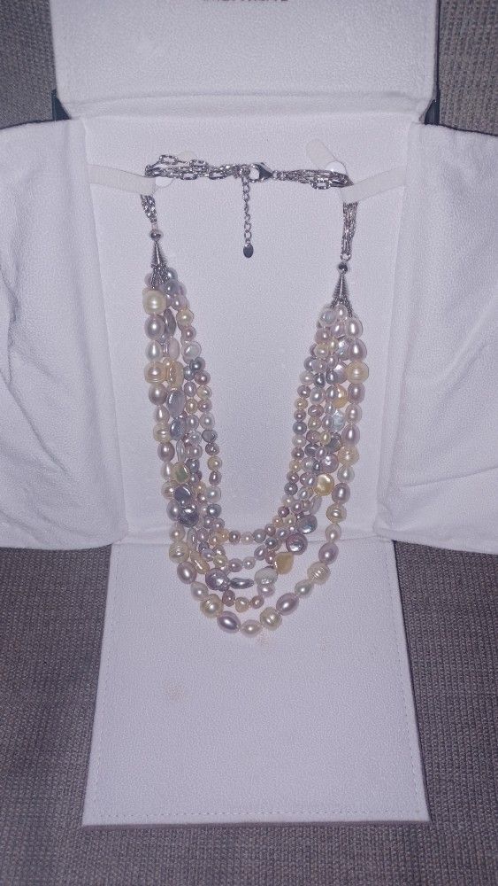 Columbian Emeralds International Multi-Strand Pearl Necklace