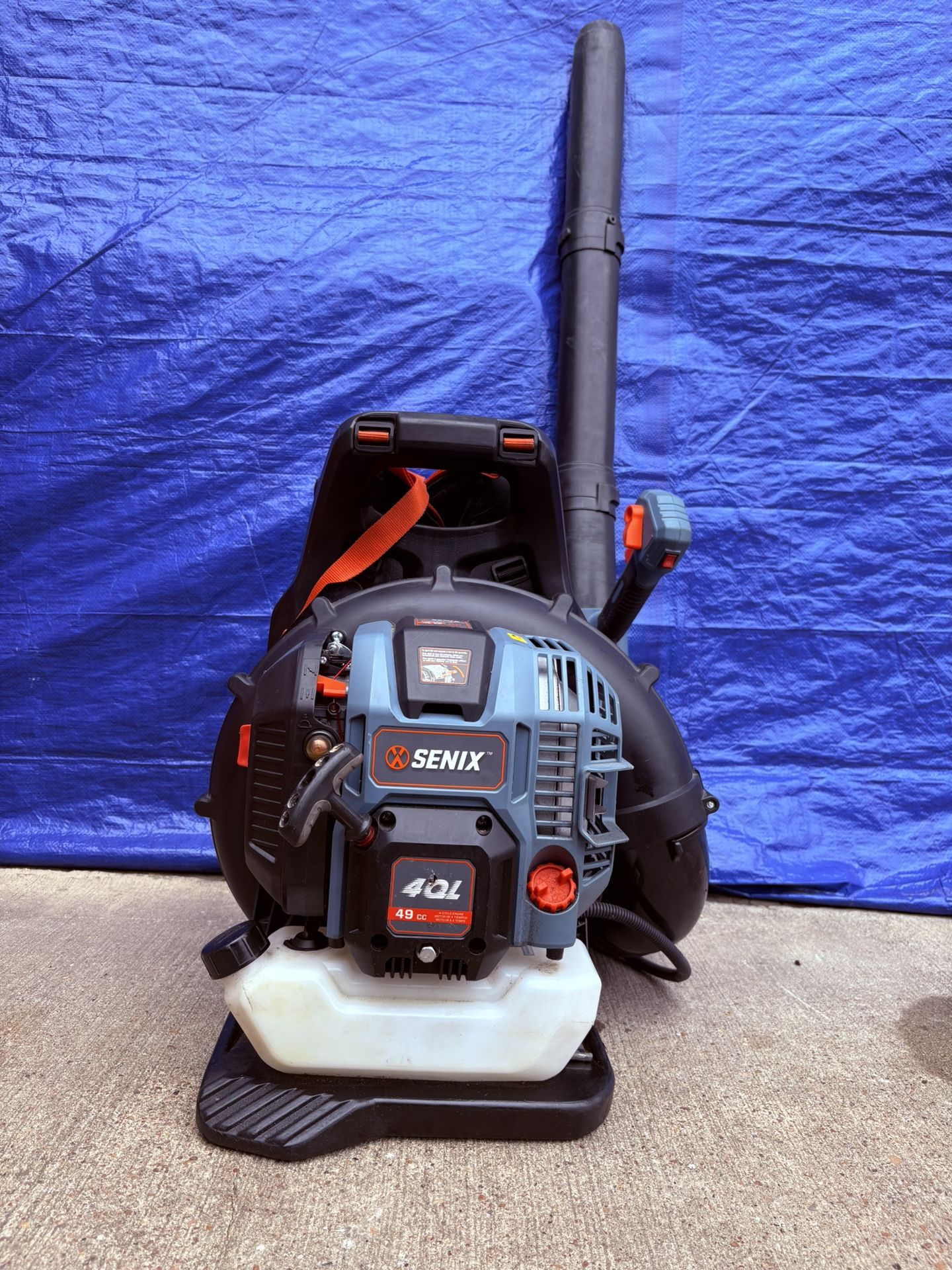 SENIX High Power 49cc Four Cycle Gas Powered Leaf Blower