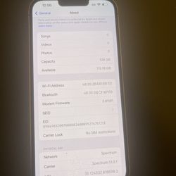 iPhone 13 Pro Max 128 gb fully unlocked to any company crack back 2 crack camera lens 