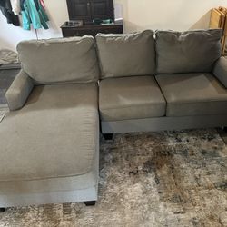 Custom Ashley furniture Loveseat With Left Hand Chaise 