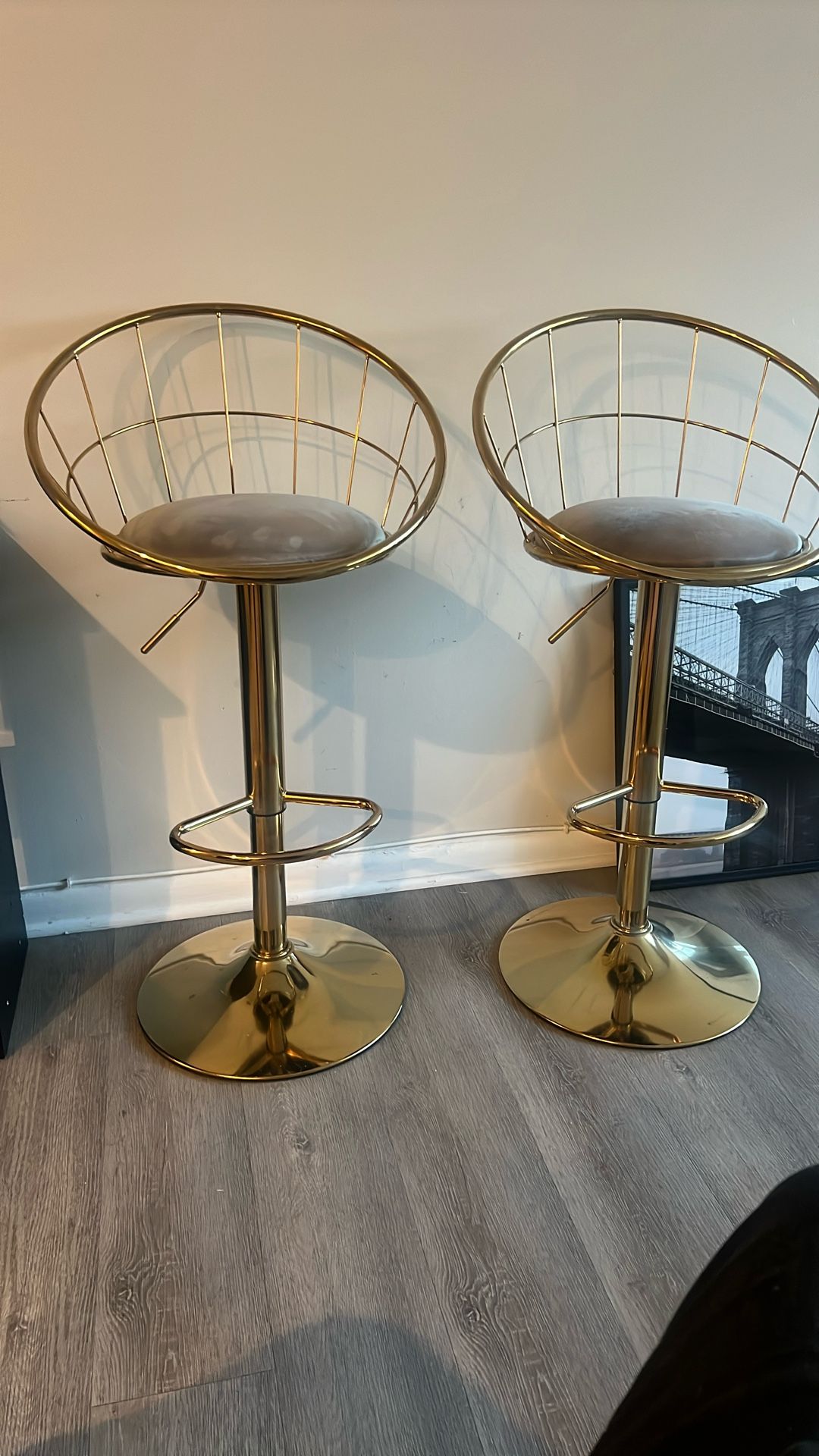 GOLD BAR STOOL AVAILABLE FOR SALE