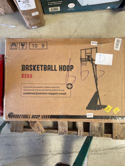 Portable Basketball Hoop 44 48 Inch Adjustable 10Ft Goal System with Wheels