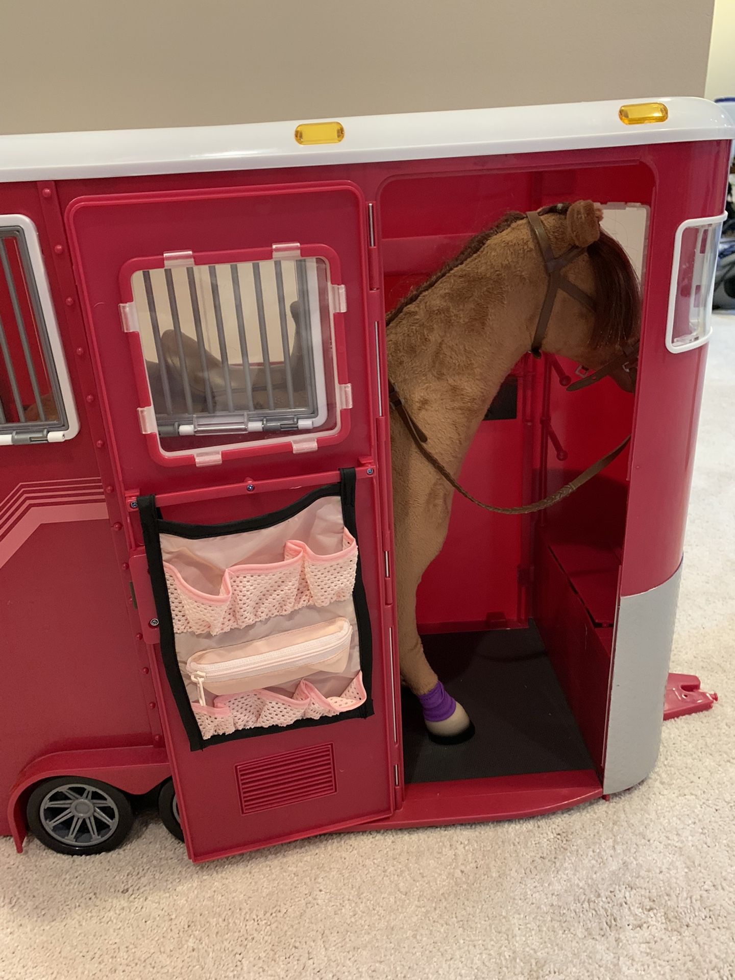American Girl Doll Horse Trailer With Horse for Sale in Elgin IL OfferUp