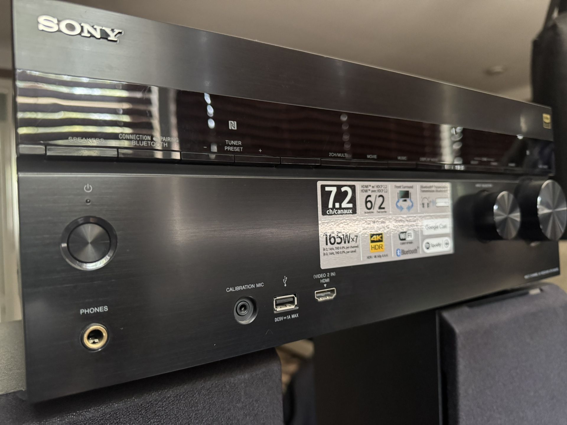 Sony - STR-AN1000 7.2 Channel Dolby Atmos & Dolby Vision 8K HDR