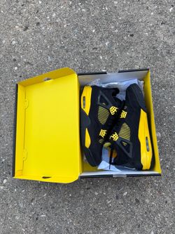 JORDAN 4 YELLOW THUNDER SZ 10.5 OG BOX