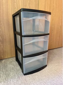 Three drawer storage