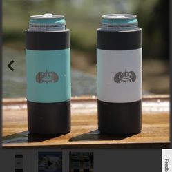 (2) Toadfish Non-Tipping Can Coolers. PRICE FORBKTH 