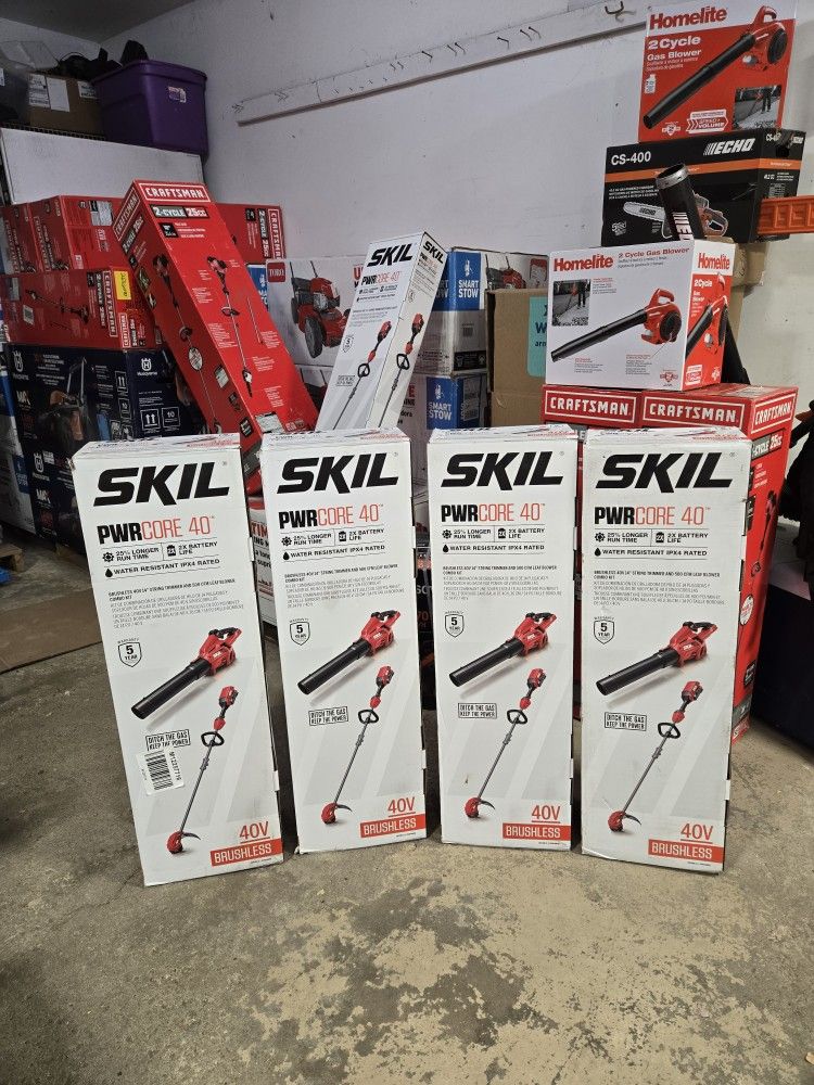 SKIL POWER CORE 40
Leaf Blower weedwaker Combo kit 
Battery and charger included 
$149