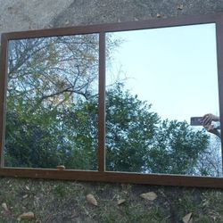 Decorative Wooden Framed Mirror For Sale 