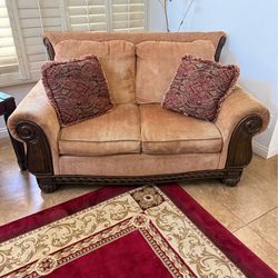 Sofa and loveseat