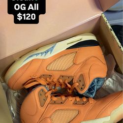 Jordan 5 DJ Size 9M $120