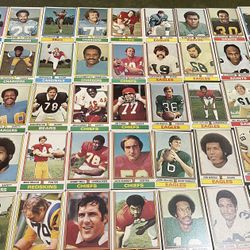 Lot of 50 1973 topps football cards #8