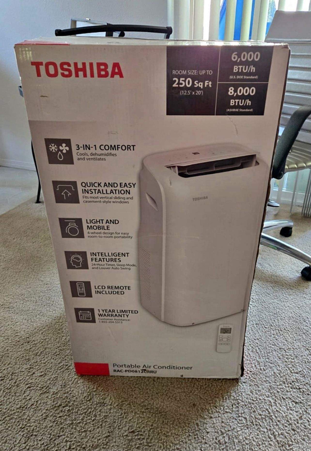Toshiba Air Conditioner. New