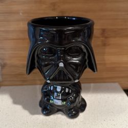 Star Wars Darth Vader Plant Pot / Candle Or Pen Holder Ceramic