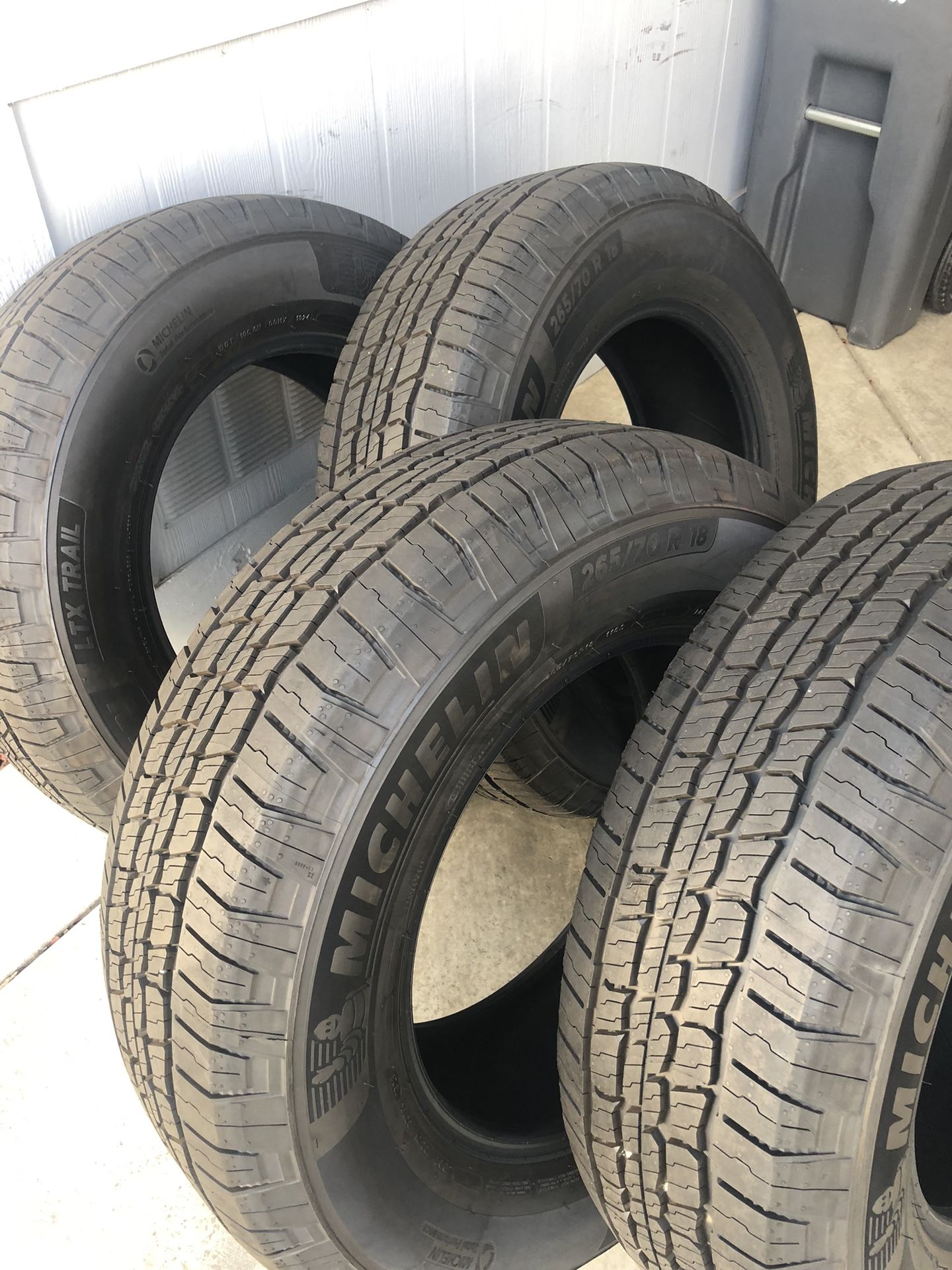 255 70 R 18” Bridgestone Dueler A/T 2024. Brand New. $450 Set Of 4. $550 Set Of 5