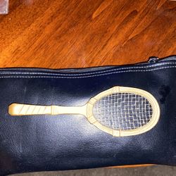 Vintage, Tennis Racket, Paperweight,(Solid Brass)