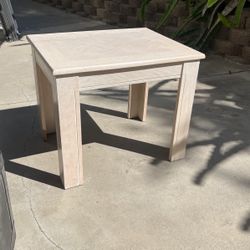 Small Wooden White End Tables 