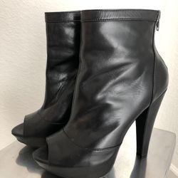 ALDO Leather Booties Black