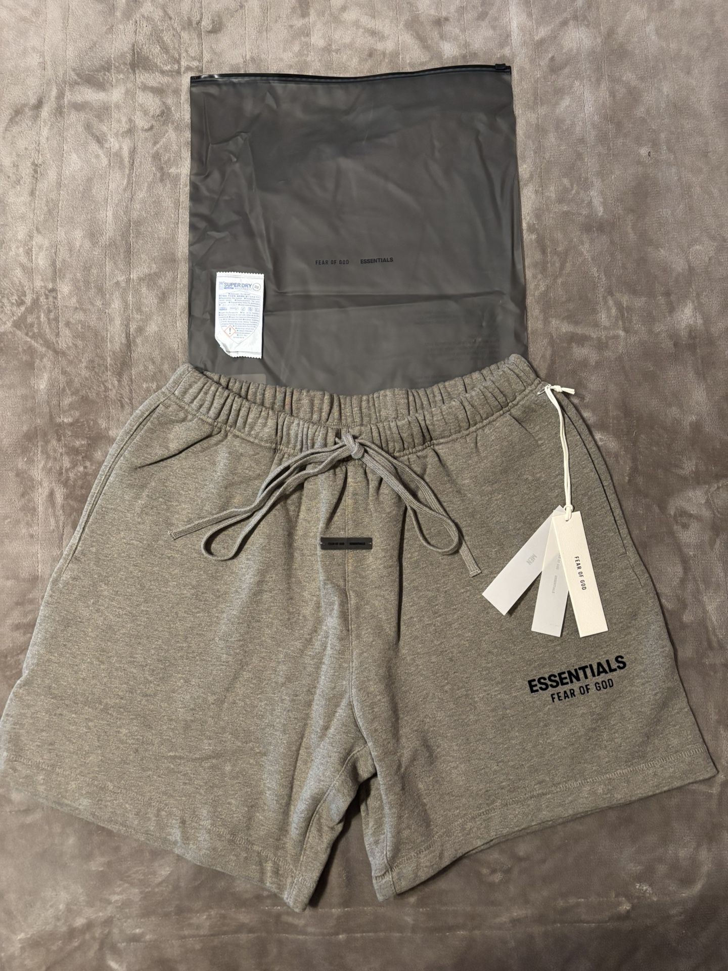 NEW Fear of God Essentials Shorts Homestead Heather (Size Medium) 100% Authentic ✅