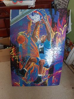 Shaquille O' Neal Jigsaw Puzzle Glued Together