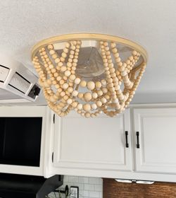 12” Handmade Beaded Chandelier (for RV light)