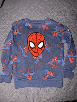 Boys spiderman sweatshirt size 8