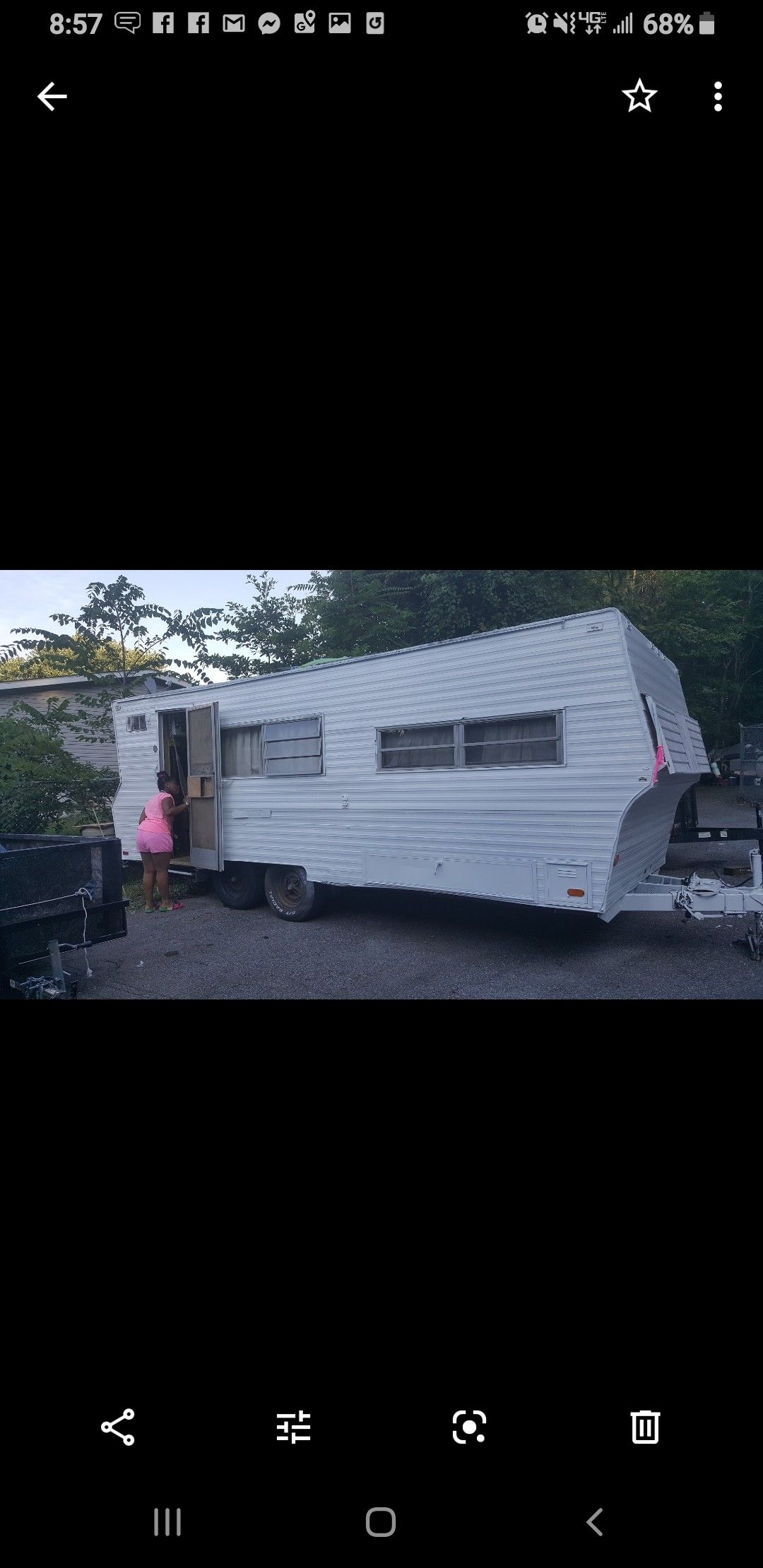 Vintage 1972 Aristocrat Trailer