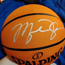 Michael Jordan Signed Autograph Basketball Chicago Bulls  Auto Autographed 