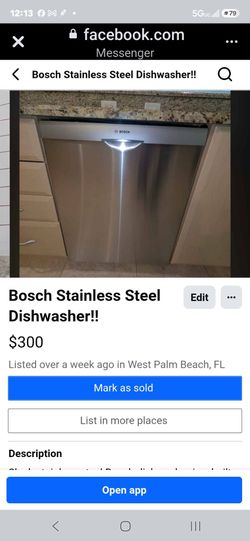 Bosche dishwasher for sale.