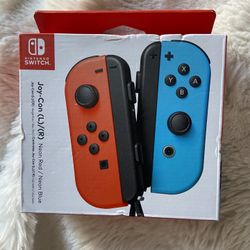 Nintendo Switch Joycons Color Blue And Red Brand New