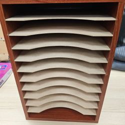 Like New - Vertical Desktop Literature Sorter 11 Sections