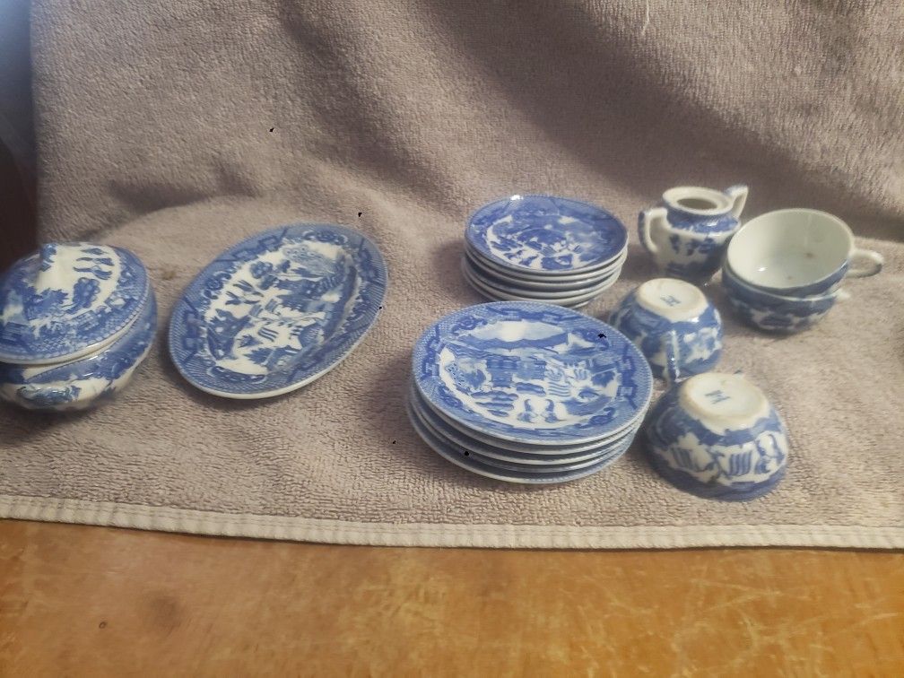 40s Collectibles Japan Child Dishes 30