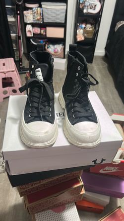 True Religion High-Top Sneakers Black Rhinestone