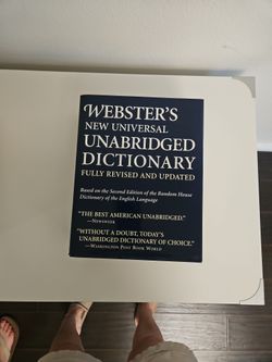 Hard Cover Webster Dictionary