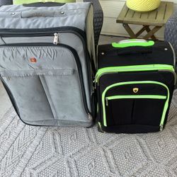Check Bag Luggage/Suitcase.   And Overhead Bag, Suitcase.