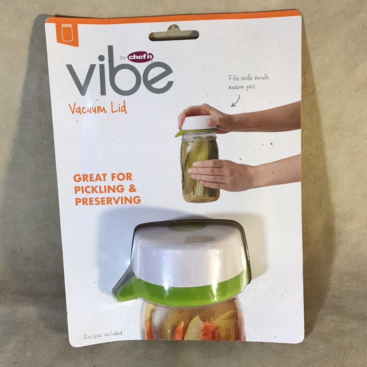 Chef’n Vibe Vacuum Lid Green