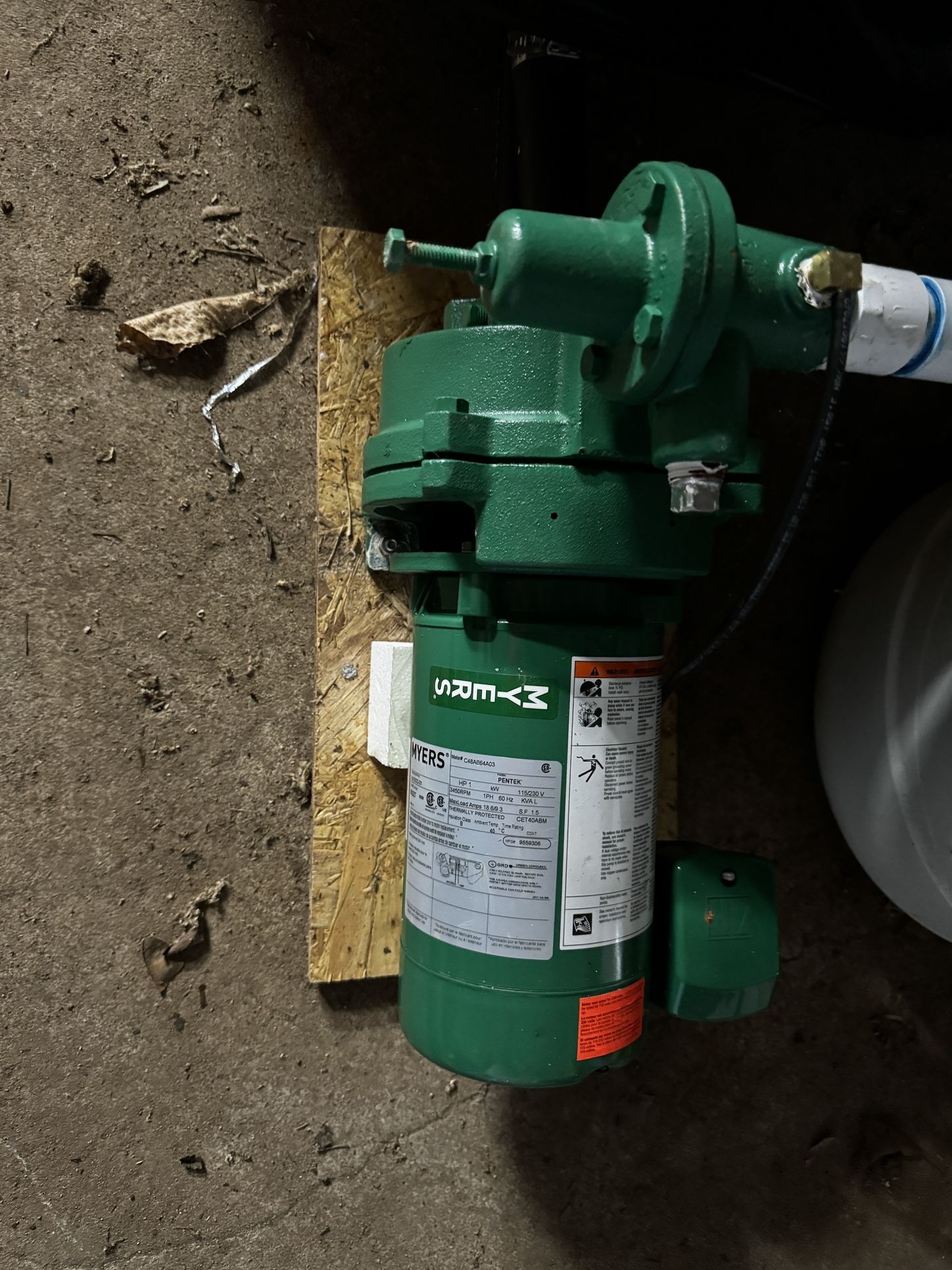 Myers 1 hp well pump hj100d
