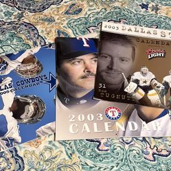 Vintage Sports Calendars