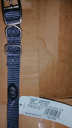 Hamilton dog collar