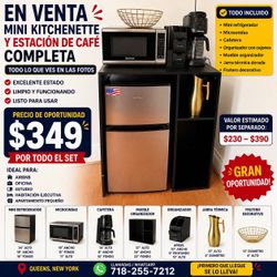 Mini Kitchenette & Coffee Station Set