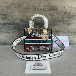 C/D Lady bag 3D embroidery