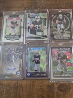 Brock Bowers Rookie Card Lot of 6
