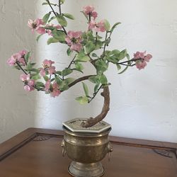 Vintage Glass Jade Cherry Blossom Bonsai Tree for Sale in Miami, FL -  OfferUp