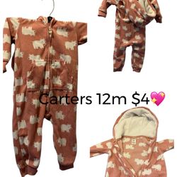 CARTERS PIJAMA 12 MONTHS GREAT CONDITION 💖💖M3