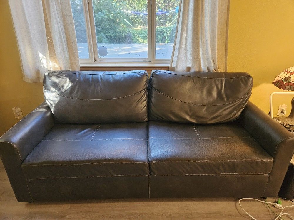 Leather Sleeper Sofa for Sale in Seattle, WA OfferUp