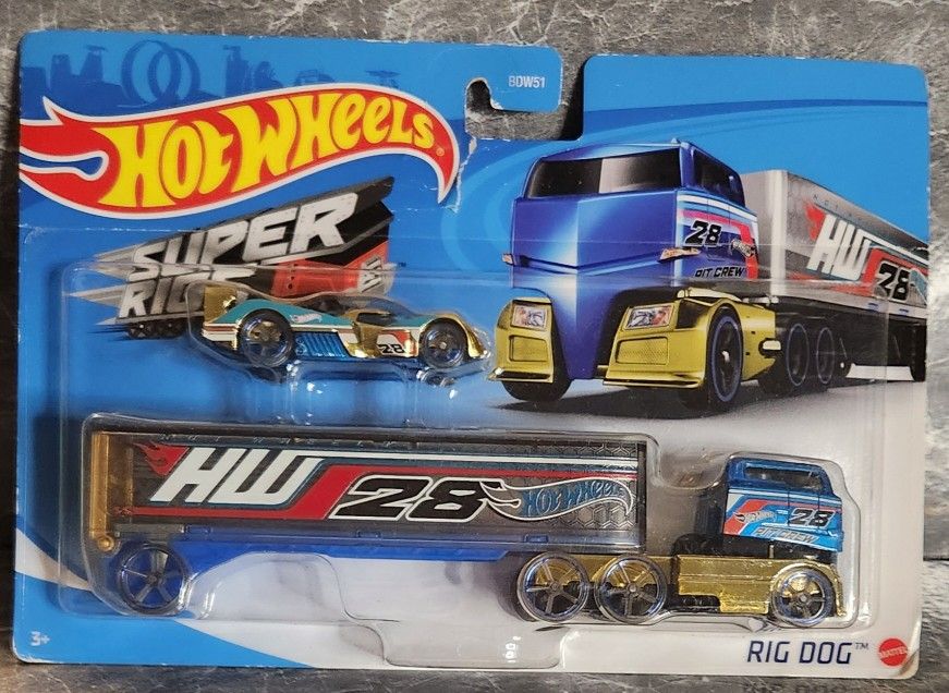 HOT WHEELS SUPER RIGS RIG DOG NEW IN PACKAGE 2020