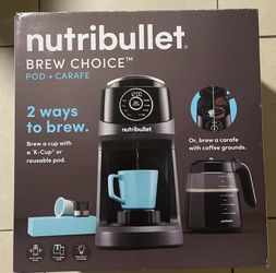 Nutribullet Brew Choice Pod + Carafe Coffee Maker 